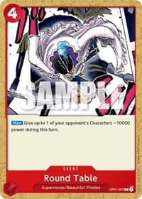 Round Table - Romance Dawn - One Piece Card Game card