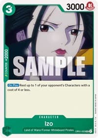 Izo - Romance Dawn - One Piece Card Game card