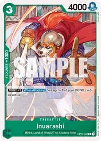 Inuarashi - Romance Dawn - One Piece Card Game card