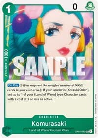 Komurasaki - Romance Dawn - One Piece Card Game card