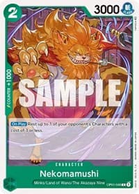 Nekomamushi - Romance Dawn - One Piece Card Game card