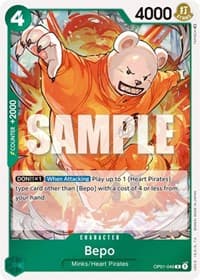 Bepo - Romance Dawn - One Piece Card Game card