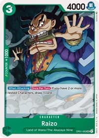 Raizo - Romance Dawn - One Piece Card Game card