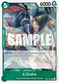 X.Drake (054) - Romance Dawn - One Piece Card Game card