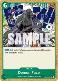 Demon Face - Romance Dawn - One Piece Card Game card