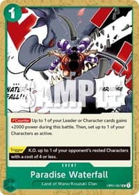 Paradise Waterfall - Romance Dawn - One Piece Card Game card