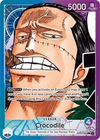 Crocodile (062) (Parallel) - Romance Dawn - One Piece Card Game card