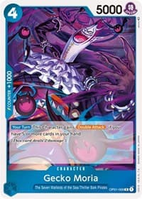 Gecko Moria - Romance Dawn - One Piece Card Game card