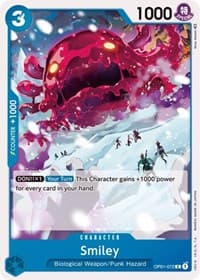 Smiley - Romance Dawn - One Piece Card Game card