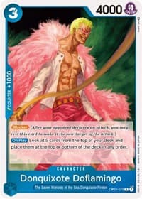 Donquixote Doflamingo (073) - Romance Dawn - One Piece Card Game card