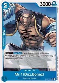 Mr.1 (Daz.Bonez) - Romance Dawn - One Piece Card Game card