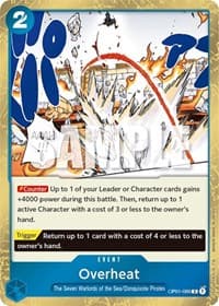 Overheat - Romance Dawn - One Piece Card Game card