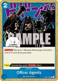 Officer Agents - Romance Dawn - One Piece Card Game card