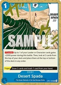 Desert Spada - Romance Dawn - One Piece Card Game card