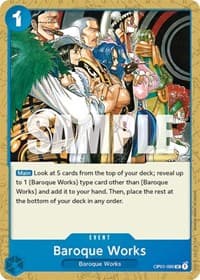 Baroque Works - Romance Dawn - One Piece Card Game card