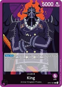 King (091) - Romance Dawn - One Piece Card Game card