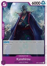 Kyoshirou - Romance Dawn - One Piece Card Game card
