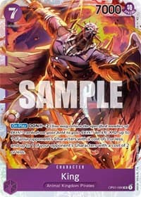 King (096) - Romance Dawn - One Piece Card Game card