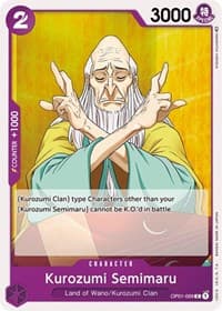 Kurozumi Semimaru - Romance Dawn - One Piece Card Game card