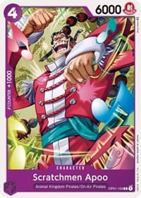 Scratchmen Apoo - Romance Dawn - One Piece Card Game card