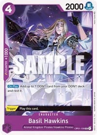 Basil Hawkins - Romance Dawn - One Piece Card Game card