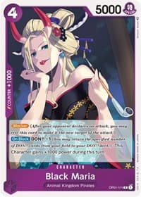 Black Maria - Romance Dawn - One Piece Card Game card