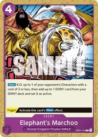 Elephant's Marchoo - Romance Dawn - One Piece Card Game card