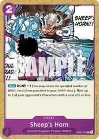 Sheep's Horn - Romance Dawn - One Piece Card Game card