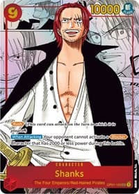 Shanks (Parallel) (Manga) (Alternate Art) - Romance Dawn - One Piece Card Game card