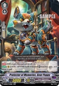 Protector of Memories, Gear Puppy - Bushiroad Event Cards - Cardfight Vanguard card