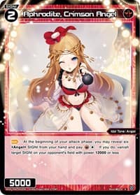 Aphrodite, Crimson Angel - Welcome Back Diva -selector- - WIXOSS card