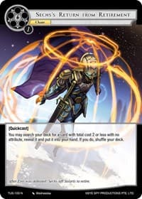 Sechs's Return from Retirement - The Underworld of Secrets - Force of Will card