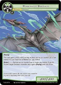 Windchaser Dinosaur - The Underworld of Secrets - Force of Will card