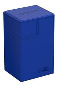 Flip`n`Tray XenoSkin Monocolor - Blue (Holds 80+) - Ultimate Guard Deck Boxes - Deck Boxes card