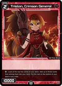 Tristan, Crimson General - Welcome Back Diva -selector- - WIXOSS card