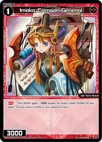 Imoko, Crimson General - Welcome Back Diva -selector- - WIXOSS card