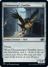 Thaumaturge's Familiar - Jumpstart 2022 - Magic: The Gathering card