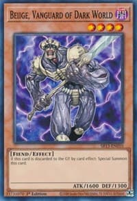 Beiige, Vanguard of Dark World - Structure Deck: Dark World - YuGiOh card