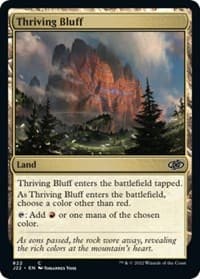 Thriving Bluff - Jumpstart 2022 - Magic: The Gathering card
