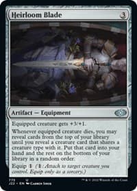 Heirloom Blade - Jumpstart 2022 - Magic: The Gathering card