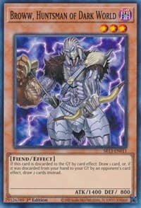 Broww, Huntsman of Dark World - Structure Deck: Dark World - YuGiOh card