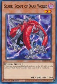Scarr, Scout of Dark World - Structure Deck: Dark World - YuGiOh card