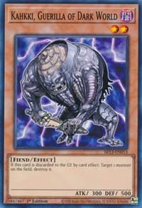 Kahkki, Guerilla of Dark World - Structure Deck: Dark World - YuGiOh card