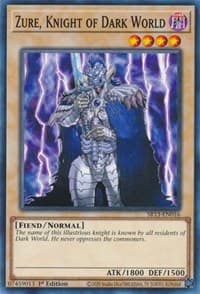 Zure, Knight of Dark World - Structure Deck: Dark World - YuGiOh card
