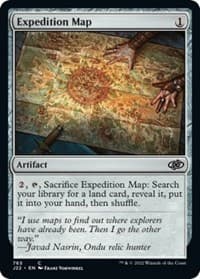 Expedition Map - Jumpstart 2022 - Magic: The Gathering card
