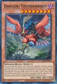 Danger! Thunderbird! - Structure Deck: Dark World - YuGiOh card