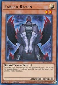 Fabled Raven - Structure Deck: Dark World - YuGiOh card