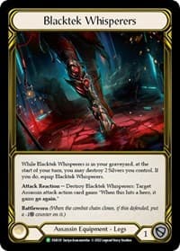 Blacktek Whisperers (Golden) - FAB110 - Flesh and Blood: Promo Cards - Flesh and Blood TCG card