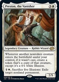 Preston, the Vanisher - Jumpstart 2022 - Magic: The Gathering card