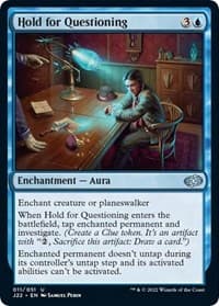 Hold for Questioning - Jumpstart 2022 - Magic: The Gathering card